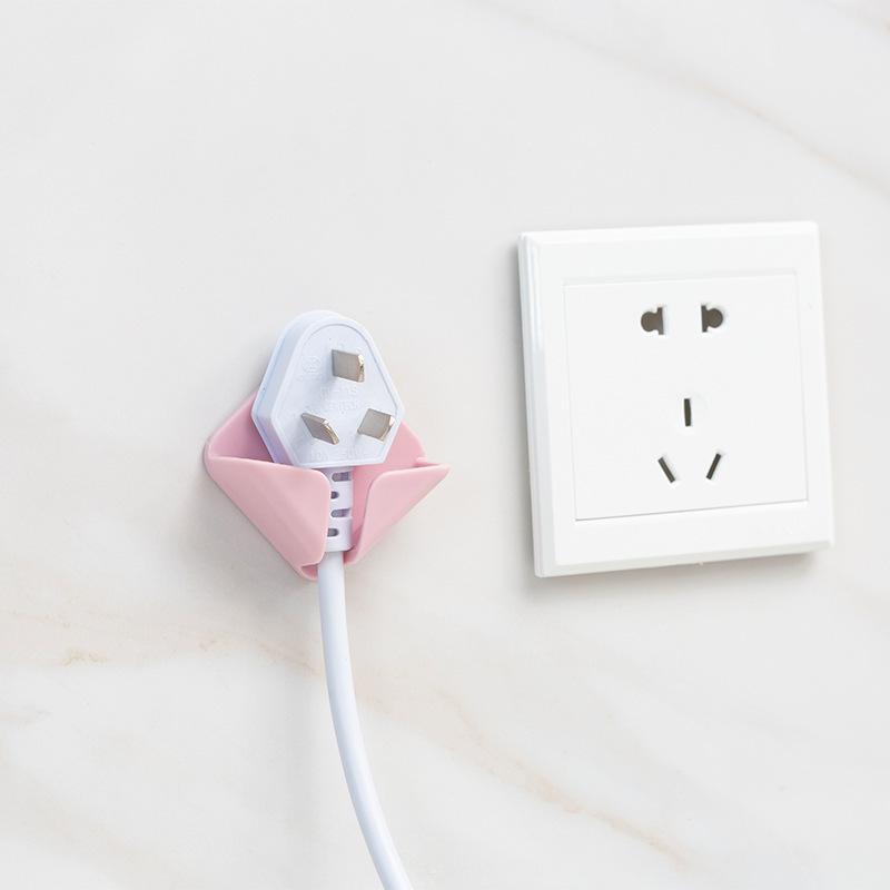 2pcs Plug Hooks Kitchen Organizer Self-adhesive Wall Hook Bathroom Razor Hook Toothbrush Holder Home and Decoration Wall Hanger