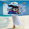 Ultra-Soft Beach Towel with Elsa Theme,Ideal for Pool - Camping, Diving - Perfect Travel Essential, Vibrant Beach Towel.