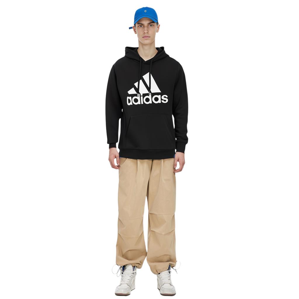 adidas Sweatshirts Men's Black Hooded Moderate Regular GK9220