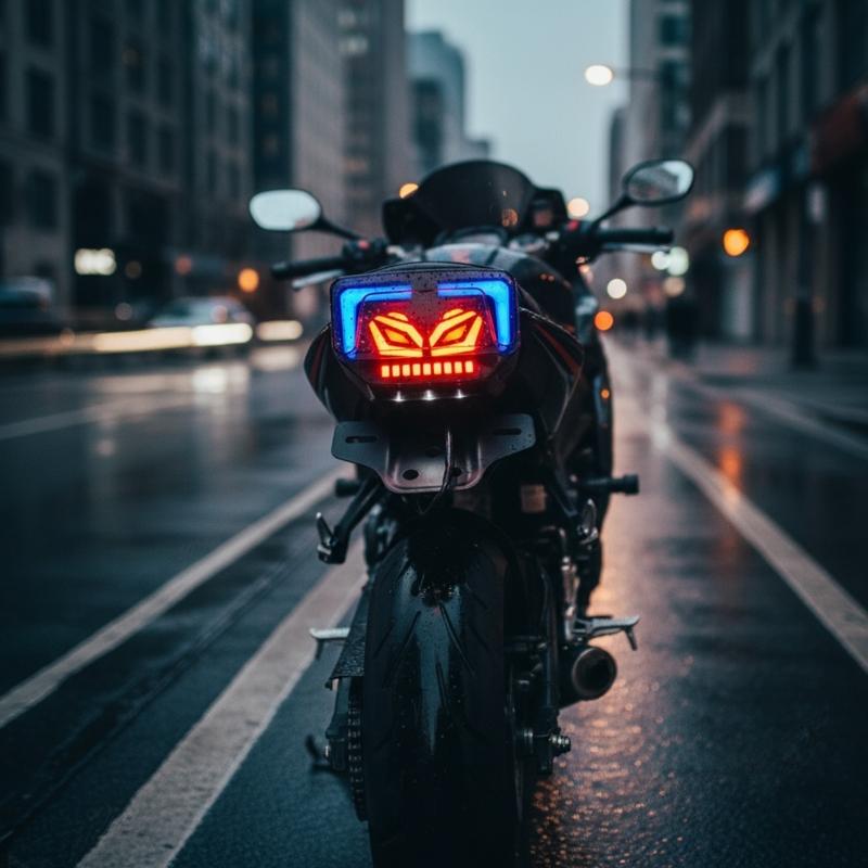 LED Turn Signal Tail Light Assembly For CG125 Motorcycle Accessories Shockproof Housing Low Power Consumption