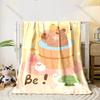 Cartoon Capybara Printed Blanket Kids Adult Blanket Soft and Warm Bedding for Bed Sofa Outdoor Travel Cover Blanket Luxury Gift