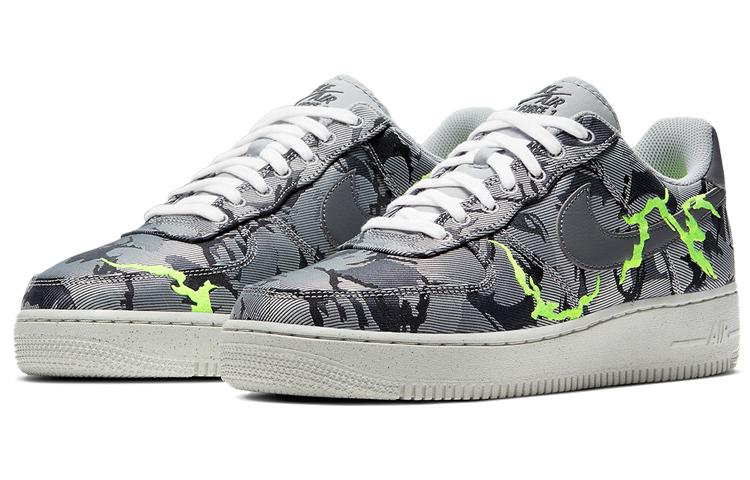 Nike Air Force 1 Low '07 Lx Light Smoke Grey Camo Embroidery CV1725-001