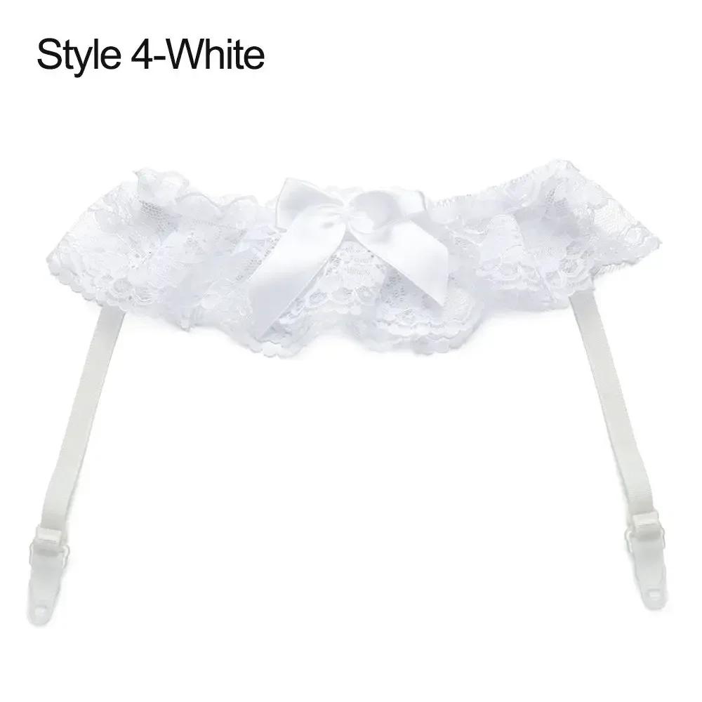 1 Set Sexy Women Lace Garter Top Stockings Socks and Suspender Garter Belt Lady Fashion Solid Thigh-Highs Stocking Set