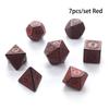 7PCS Polyhedron Dice Set With 7 Carved Patterns Game Dice Set, Gaming Gift-Add Fun To Your Board Games!