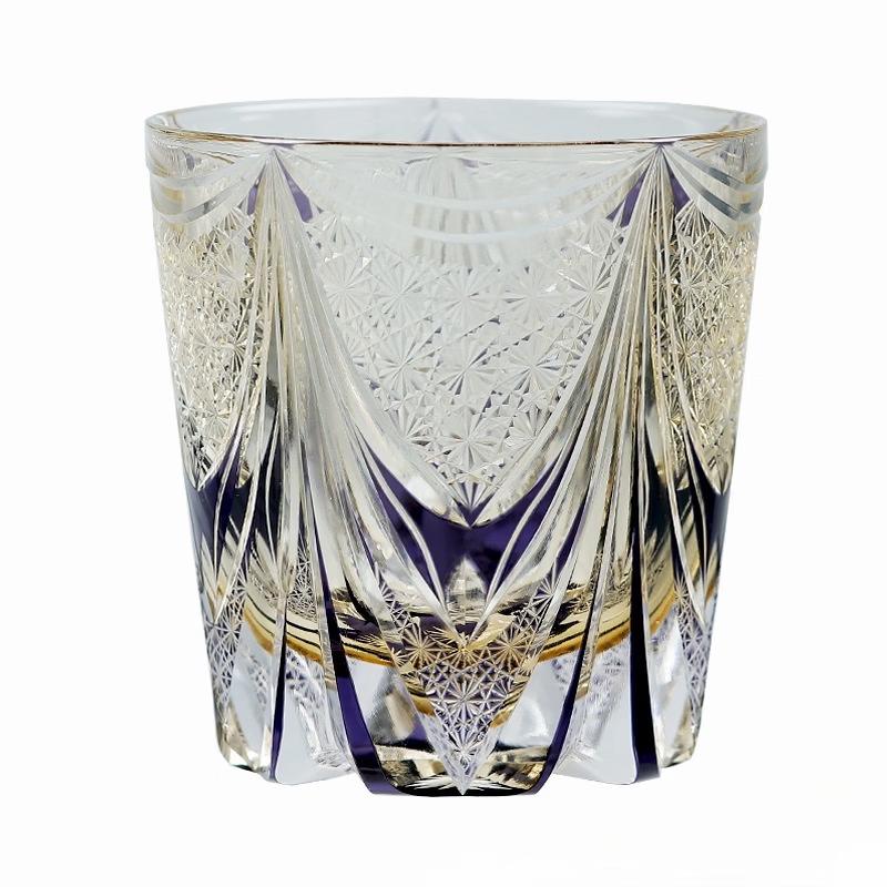 Edo Kiriko Crystal Whiskey Glass