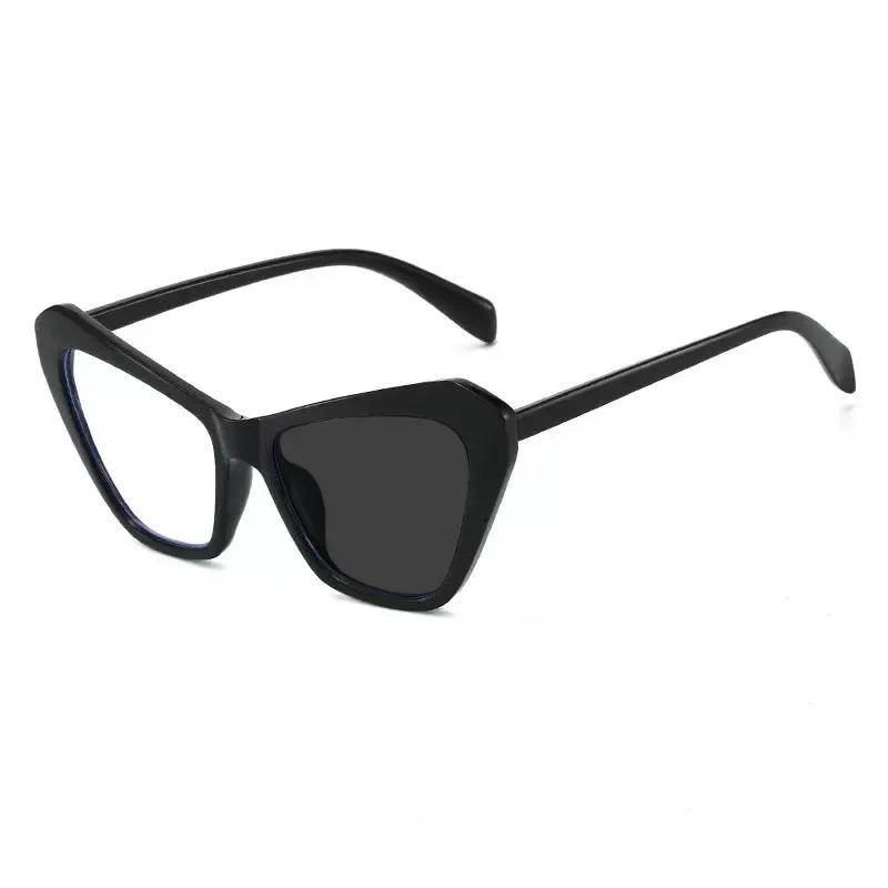 

Новые Модные Персонализированные Женские Очки для Чтения Кошачий Глаз с Большой Оправой в Ретро Нейтральном Стиле, Блокирующие Синий Свет +4.0