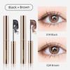 Mascara Waterproof Long Curling Not Smudge Bruch Head Extremely Fine Eyeliner Brown Long Lasting Flagship Store Genuine Goods
