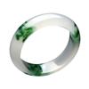 Natural Quartz Jade Green Floating Flower Jade Bracelet Fashionable Charm Emerald Bangle Jade Bracelet Women's Gift
