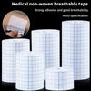 Medical Non-Woven Fixation Tape 1 Roll Antibacterial Breathable Wound Dressing Bandage for Sports Outdoor Emergency