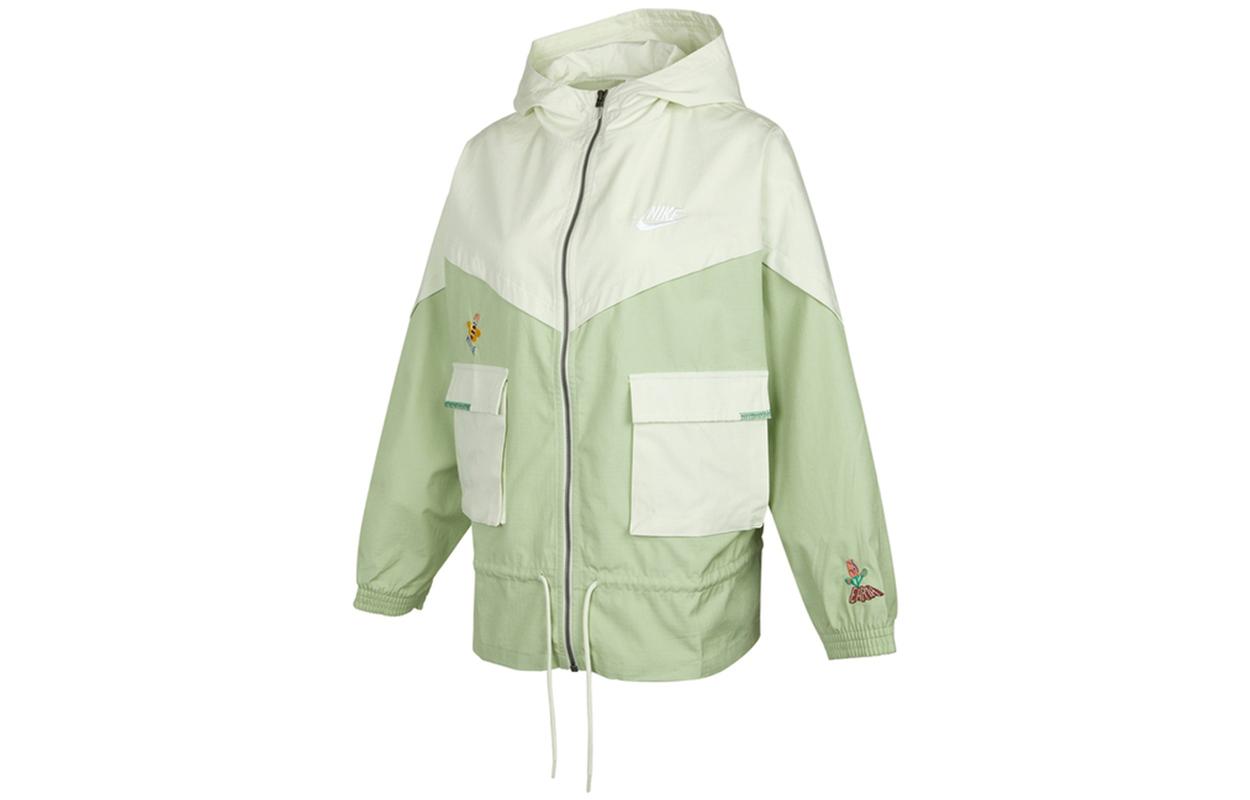 Nike Jackets Women s Green Hooded Moderate Workwear DM7909-093 M