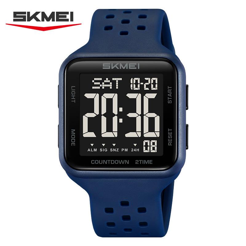 Simple sports electronic watch, breathable strap, male student watch, multi-functional waterproof luminous electronic watch