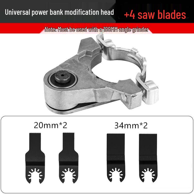 Universal Angle Grinder Woodworking Attachment: Electric Trimmer, Chisel, and Cutting Machine Conversion Head.