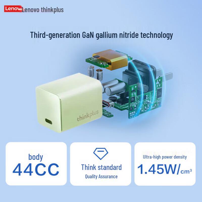 Lenovo thinkplus GaN 65W USB-C Nano Mini PD Fast Charger