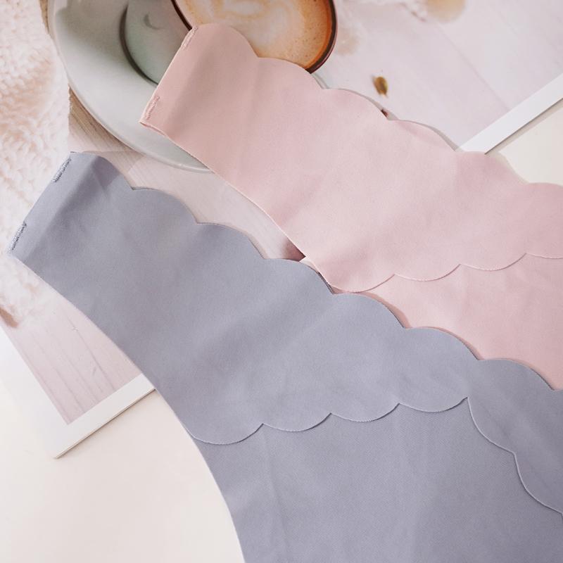 CINOON Women's Sexy Low Waist Thong Collection Ice Silk Seamless One Piece Wave Waist Snug Fit Styles Briefs