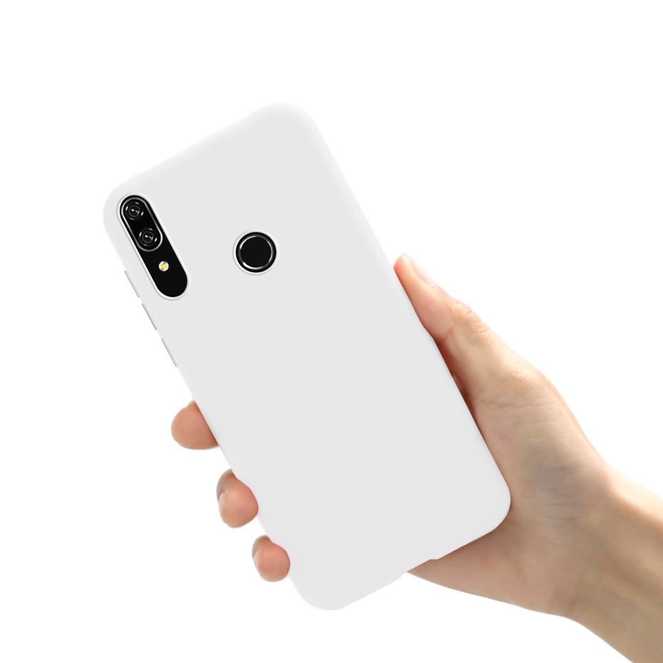 For Cover Huawei P Smart Z Case Plain Silicone Soft TPU Phone Case For Huawei P Smart Z PsmartZ Psmart Z STK-LX1 STK LX1 6.59"
