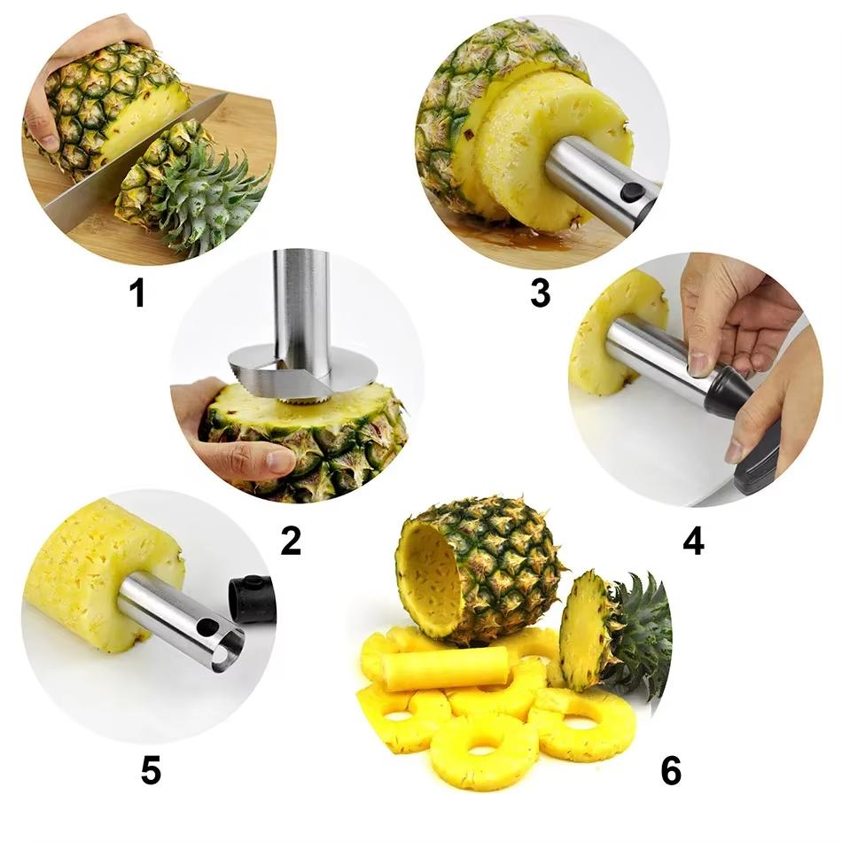 1pcs Pineapple Slicer Peeler Peeler Stainless Steel Fruit Tools Cooking Tools Kitchen Accessories Kitchen Gadgets