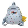 School bag new high value cute polka dot backpack college style large capacity versatile school bag Korean simple lightweight backpack