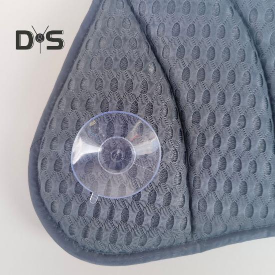 Vanový polštář s protiskluzovou masážní přísavkou Extra měkká podpora šíje a zad 4D Air Mesh Polštář Vana Polštář Spa příslušenství