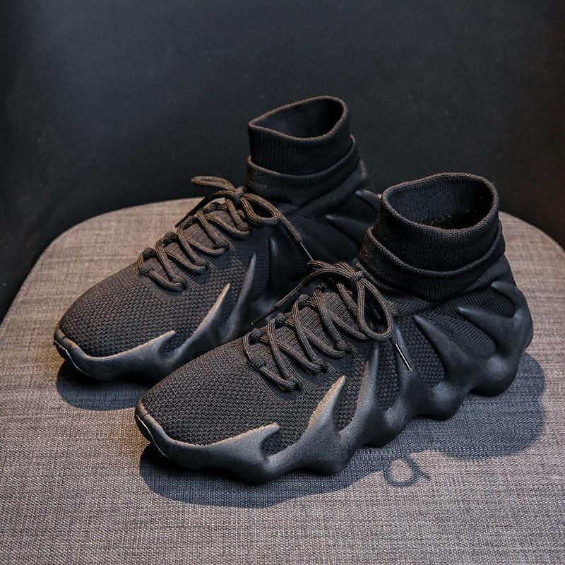 Sneakers new autumn and winter soft-soled cotton shoes velvet fly-woven large size one octopus