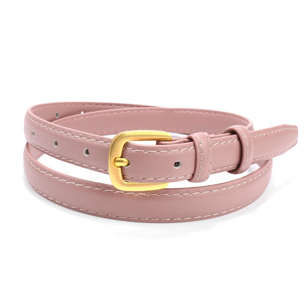 

Women S Thin Belt, Simple And High-End Decorative Belt, Schoolgirl Jeans Belt. 105cm