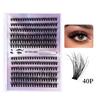 Diy Segmented Fried Hair Single Cluster False Eyelashes 12 Rows Large Capacity Daily Makeup