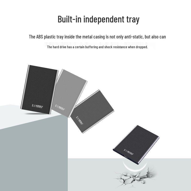 High-Speed 1TB USB 3.0 Tragbare Festplatte, Großkapazität 2TB Externes Speichergerät