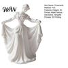 3D-gedruckte Heimdekoration Tänzerfigur, Elegante Tanzmädchenstatue mit fließendem Kleid, Ästhetische PLA-Kunst Klassische Ornament-Skulptur zur Dekoration, Modern