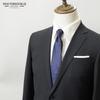 [New Yorker Blue] Small Pattern (Small Flower) Tie NB910419 Navy Brown Free Size Business Suit Style Gift
