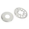 Metal Steel 410 Chain Sprocket 410 Flower Disc Sprocket Set for DIY Scooters Beach Bikes Motorcycle