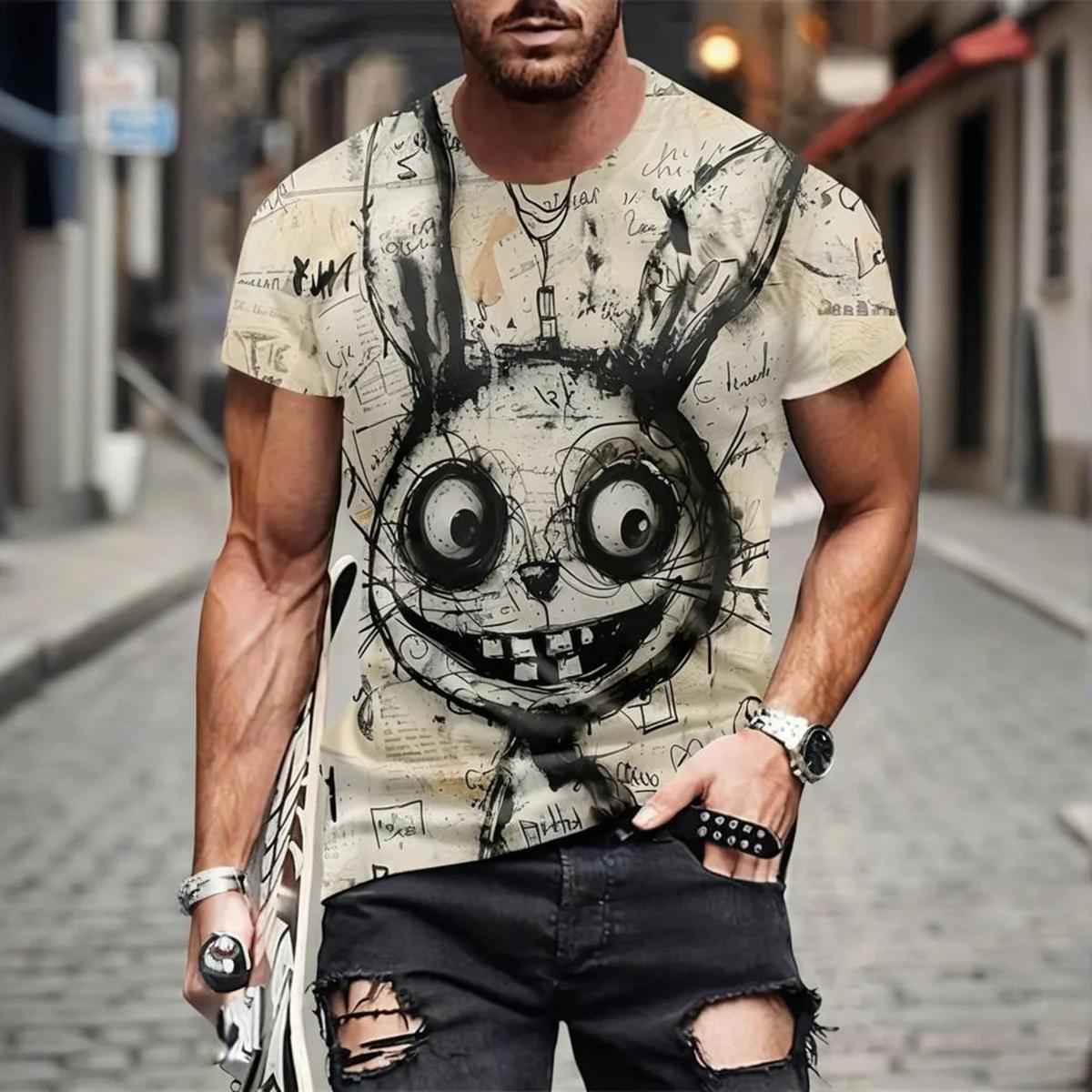 Enter the Monster Fantasy: 3D Graffiti Beast Tee | Where Mythical Creatures Meet Urban Art for a Head-Turning Street Statement M