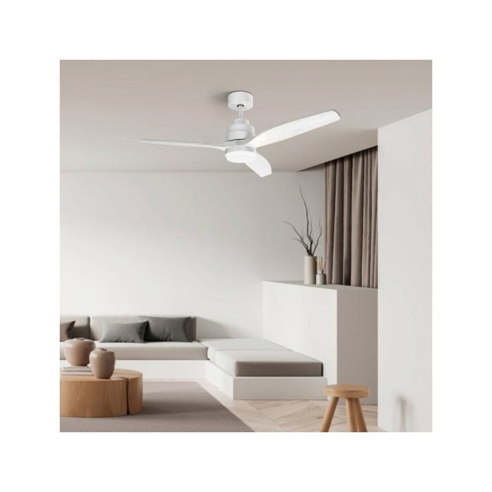 Ventilateur de plafond - UFESA - Nepal - 132 cm - 40W - Télécommande - Blanc