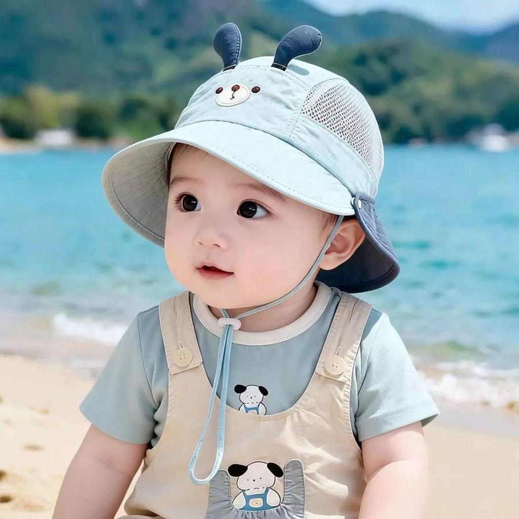 Infant/Toddler Sun Hat: Wide Brim, Removable, Lightweight Protection for Boys & Girls