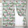 2 Panels Tropical Plants Palm Coconut Tree curtains Sunset Curtains for Bedroom Living Room Kitchen Floor-to-ceiling Windows