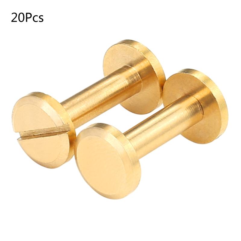 Leather Copper Fastener Washers Leather Copper Fastener 20 Pcs for Belts Wallets Collars Leather DIY 1