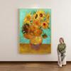 Van Gogh Sunflower Wall Art Poster Monet Abstract Vintage Mural Modern Home Decor Canvas Pictures Prints Living Room Decorate
