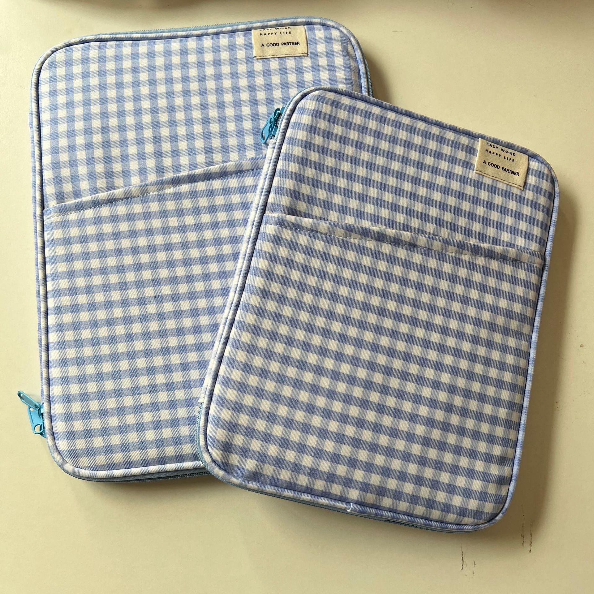 

Korean Livework Plaid iPad/Tablet/MacBook 13 Liner Bag 11 inch