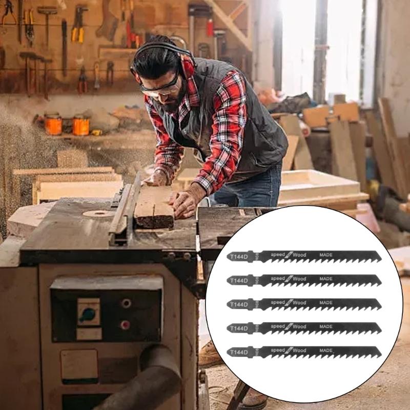 T Shank Jigsaws Cutter Tool Set Suitable for Cutting Wood Plastic Aluminum Metal and More Diverse Material Applications