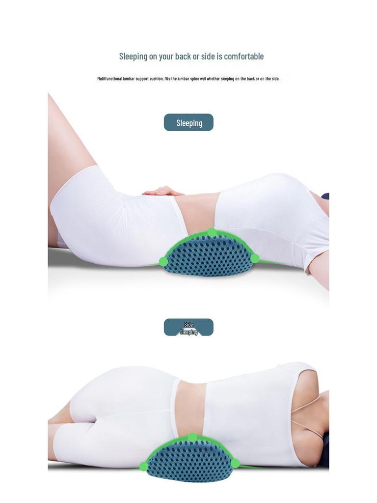 Memory Foam Autositz Lendenstützkissen - Atmungsaktive Rückenlehnenpolsterung für den Sommer