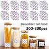 200/250/300 Pcs Food Grade Oxygen Absorbers Non-Toxic Long Term Storage Packets for Sealed Bags Jars Dry Food Pantry Use