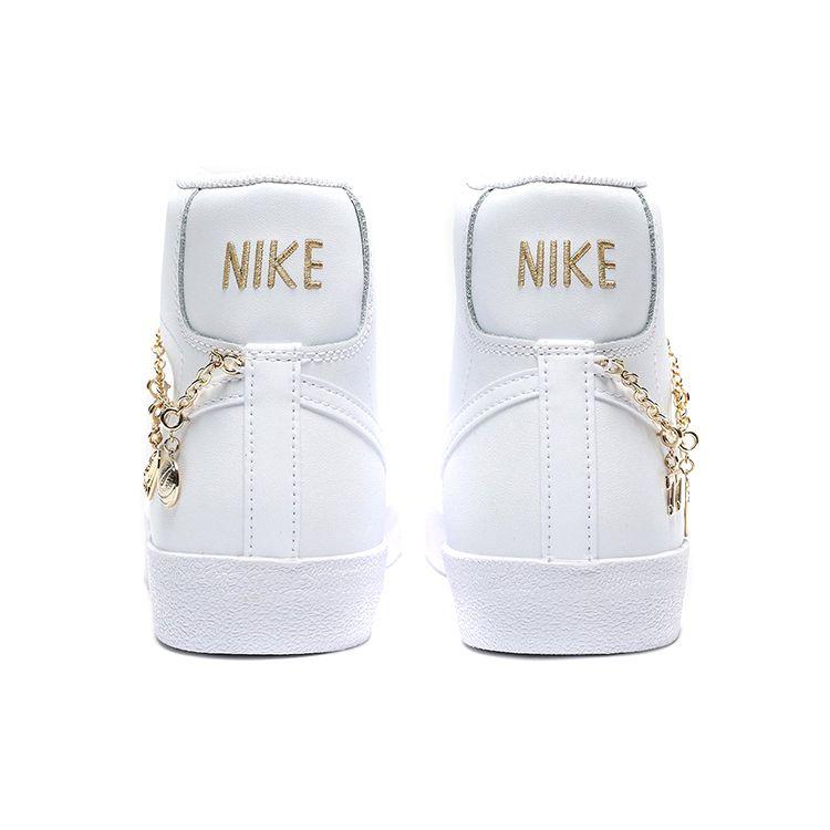 Nike Blazer Mid 77 LX Lucky Charms - White Women Sneakers Metallic-Gold DM0850-100