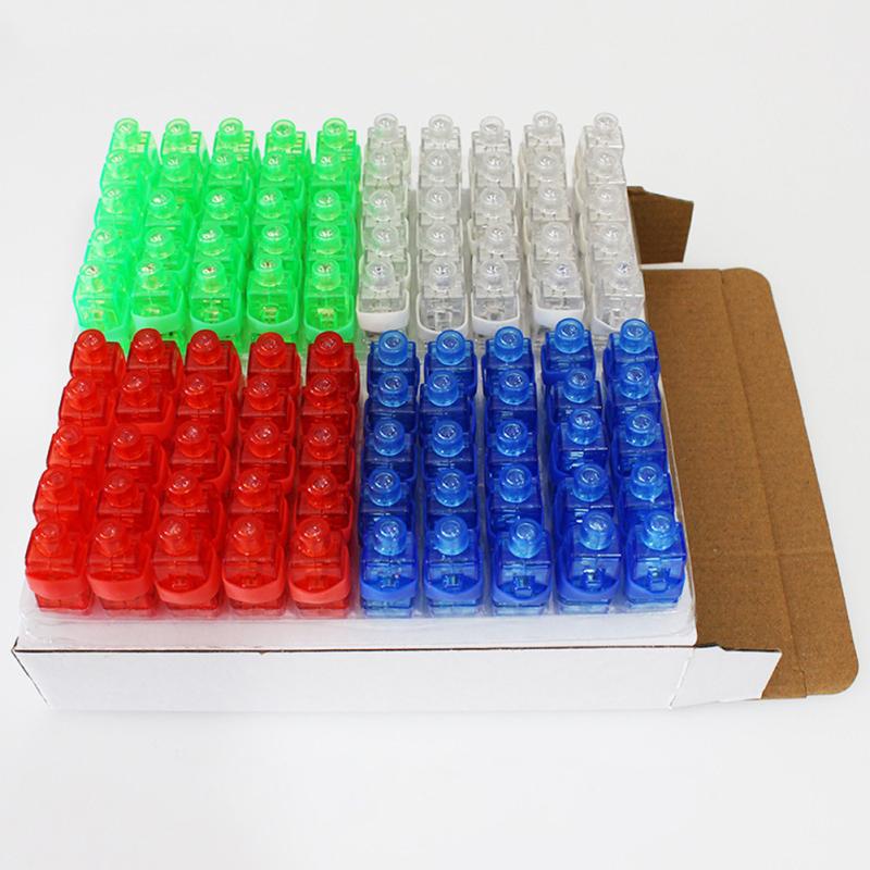 100 stücke Bunte Leuchtende Finger Lichter Sashimi Lampe Glowing Party Favors Für Rave