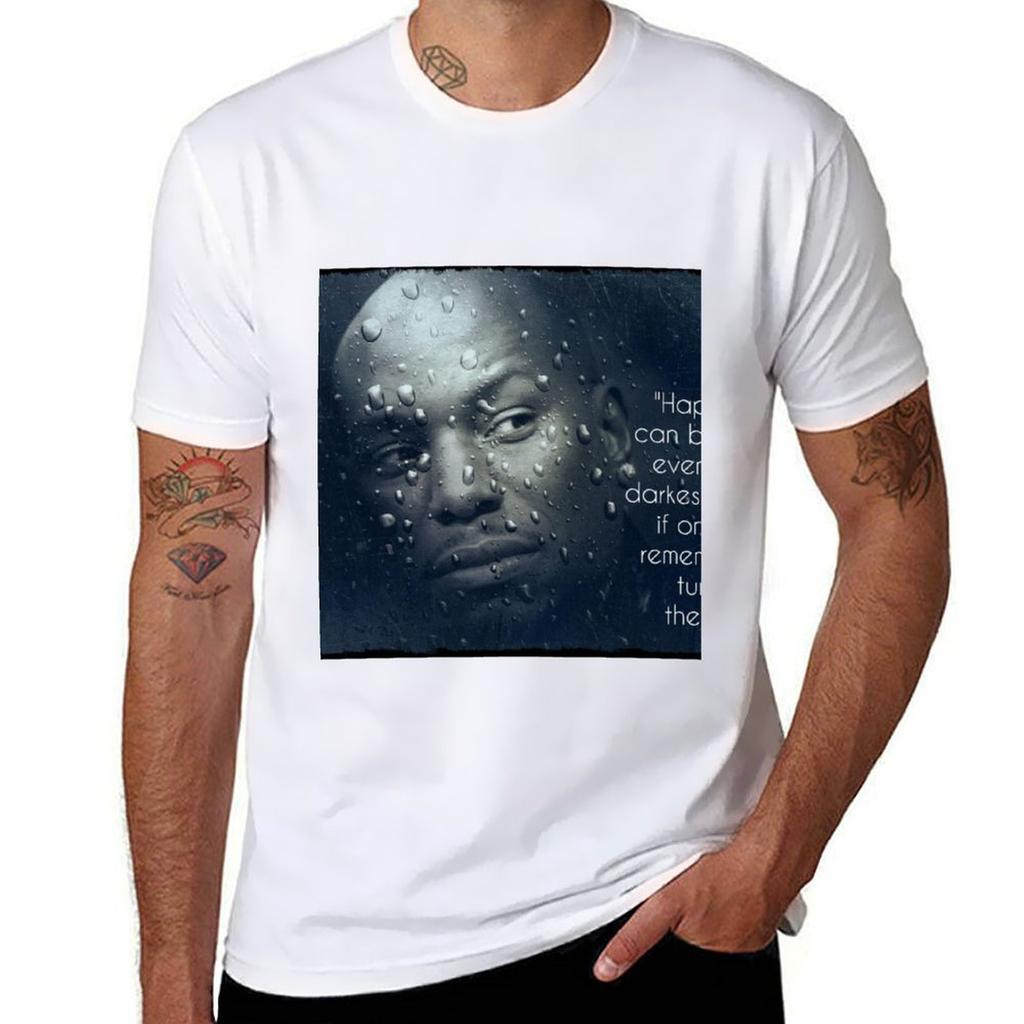 Tyrese Gibson TShirt Sports Casual Short Sleeve Cotton Tee
