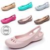 Shark Pelican Melody Hole Shoes Women's Summer Flat Heel Waterproof and Non-slip Integrated Soft Sole Breathable Bag Head Sandals Hole Shoes
