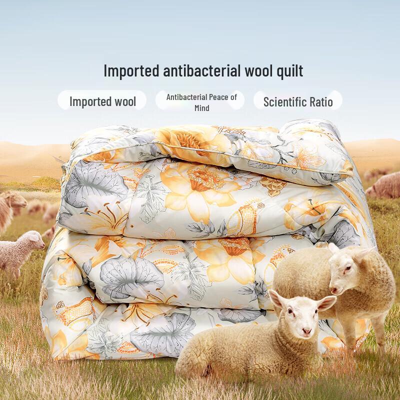 

FUANNA New Zealand Wool Winter Quilt