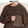 PEACEBIRD Men's Workwear Pocket Knit Sweater
