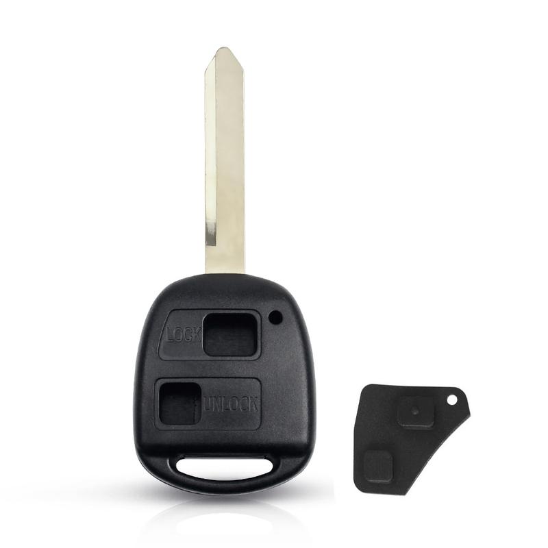 KEYYOU Remote Car Key 2 Button Case Shell For Toyota Camry Rav4 Corolla Prado Yaris Tarago Cruiser Land TOY41 TOY43 TOY47 TOY48