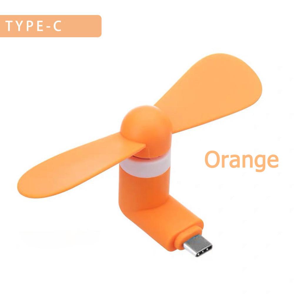 Portable Type C Cooling Fan Mini Micro USB Fan For Mobile Phone Power Bank Gadgets Cool Fans For Macbook Pro Cell Phone Android