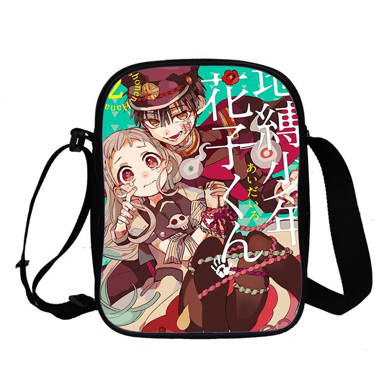 Ground bound teenager Hua Zijun animation peripheral messenger bag, primary and secondary school student schoolbag 3D full color printing double