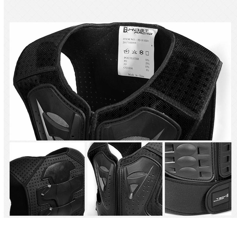 Protective Kids Motorcycle Armor MTB Bike Bicycle Sports Bandage Guard Vest