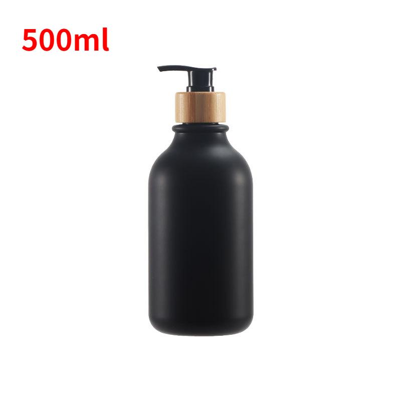 Dish Soap Bottle with Wood Pump Liquid Soap Dispenser Hand Soap Lotion Container Refillable Jars for Kitchen Bathroom 500/300ML